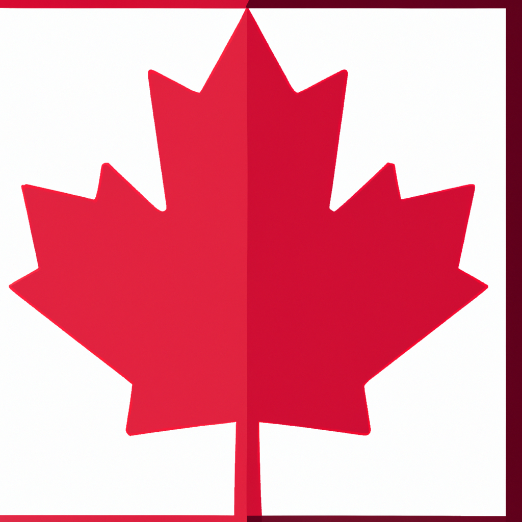 Canadian flag small square icon